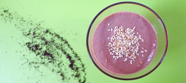 Acai Smoothie, reich an wertvollen Inhaltsstoffen