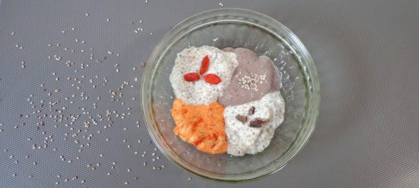 reichliche Nährstoffe im Chia-Pudding