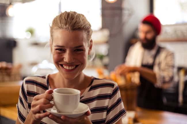 Kaffee macht gute Laune